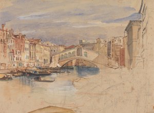 Venetsia: Canal Grande ja Rialto tekijältä John Frederick Lewis
