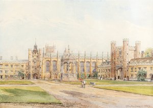 Great Court, Trinity College tekijältä John Fulleylove