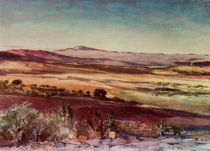 Hermon-vuori Taborin rinteiltä, 1902. tekijältä John Fulleylove