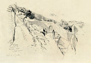 Öljymäellä, missä opetuslapset nukkuivat puutarhassa tuskan aikana, 1902. tekijältä John Fulleylove