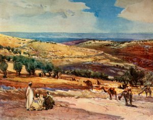 Matkalla Jerusalemista Betaniaan, 1902. tekijältä John Fulleylove