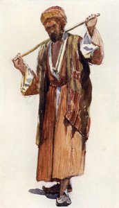 Syyrianpaimenkoira (väri litho) tekijältä John Fulleylove