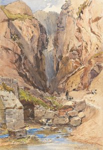 Castalian Spring, Delphi tekijältä John Fulleylove