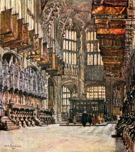 Henrik VII:n kappeli idän suunnassa (värilitra) tekijältä John Fulleylove