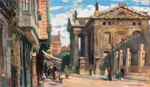 Clarendon-rakennus, näkymä itään (värilitro) tekijältä John Fulleylove