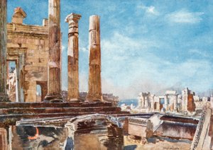 Erechtheumin pohjoinen portico tekijältä John Fulleylove