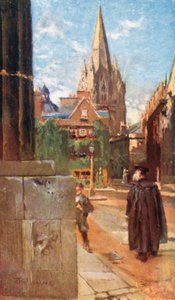 Yliopiston Pyhän Marian kirkko (värilitro) tekijältä John Fulleylove