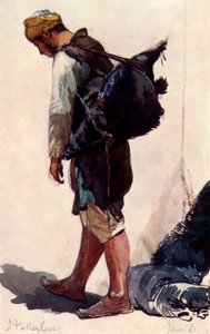 Vedenkuljetin seisova hahmo, 1902. tekijältä John Fulleylove