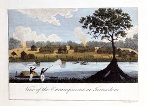 Näkymä Jerusalam-leiristä, 1813