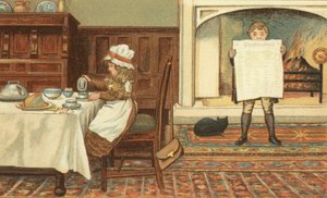 Aamiainen (väri litho)