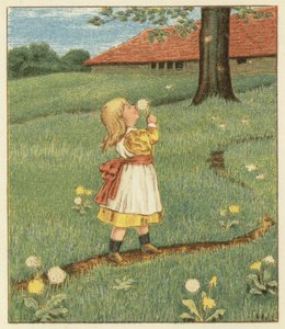 Voikukan siemenet (väri litho)