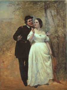 Seikkailu (öljy kankaalle) tekijältä John George Brown