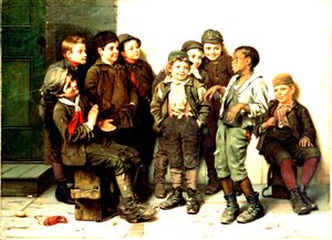 Katutanssi, 1883 tekijältä John George Brown