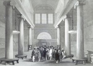 Pörssi, kaiverrus Henry Melville, n. 1842 tekijältä John Gilbert