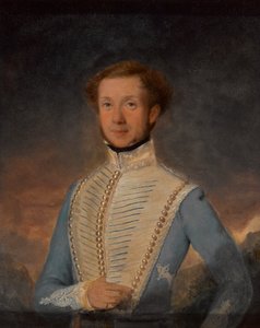 Luutnantti Henry Briggs, 2. Madras Light Cavalry, 1832 noin tekijältä John Godwin Williams