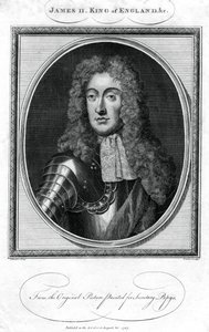 Englannin kuningas James II, 1787.