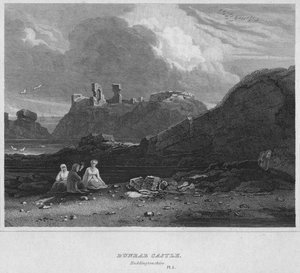 Dunbarin linna, Haddingtonshire, 1814