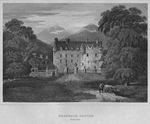 Traquair Castle, Peebleshire, 1814 tekijältä John Greig