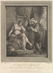 Banditti torilla 9. marraskuuta 1780.