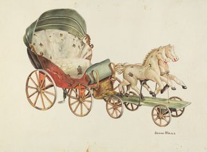 Calash ja hevoset, c. 1940.