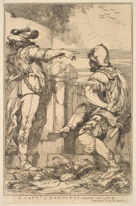 Bandittin kapteeni lähettää juhlat viidestätoista etsauksesta, joka on omistettu ..., 8. joulukuuta 1778. tekijältä John Hamilton Mortimer
