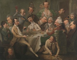 Karikatyyriryhmä tekijältä John Hamilton Mortimer