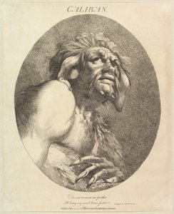 Caliban kaksitoista hahmoa Shakespearesta, 20. toukokuuta 1775.