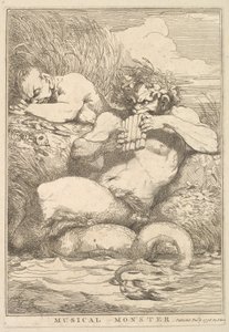 Musikaalihirviö viidestätoista etsauksesta, omistettu Sir Joshua Reynoldsille, 8. joulukuuta 1778. tekijältä John Hamilton Mortimer