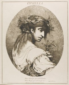 Ophelia, Shakespearen kaksitoista hahmoa tekijältä John Hamilton Mortimer