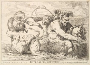 Revengeful Monsters, 25. tammikuuta 1780. tekijältä John Hamilton Mortimer