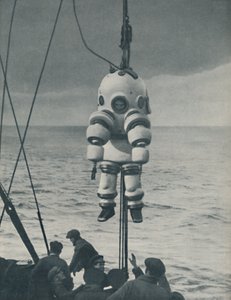 Ikuinen taistelu merta vastaan: Panssarikotelo syvänmeren sukeltajalle, c1935 tekijältä John Hammerton