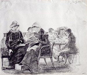 Pitoisuus, 1815 (kynä ja muste paperille) tekijältä John Harden