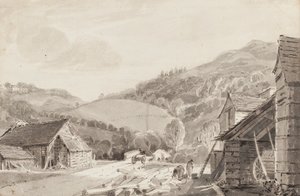 Skelwith, 1821 (wc paperilla) tekijältä John Harden