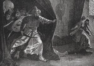 Kuninkaallisen kaartin kapina Damaskoksessa (litografia) tekijältä John Harris Valda