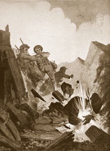 Toinen luutnantti A.V. Smith heittäytyy elävän pommin päälle ja uhraa henkensä tovereittensa puolesta tekijältä John Harris Valda