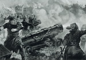 Konstantinopolin piiritys turkkilaisten toimesta tekijältä John Harris Valda