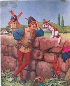 Dick Whittington ja hänen kissansa (litho)