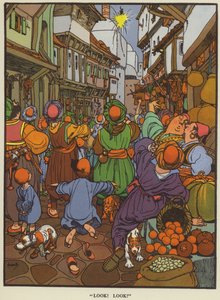 "Katso katso!" (väri litho) tekijältä John Hassall