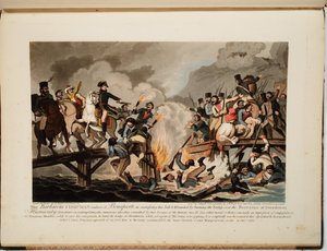 Ranskan armeija ylitti Berezinan marraskuussa 1812, 1813 tekijältä John Hassell