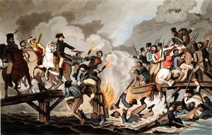 Napoleon I ja Ranskan armeija ylittivät Berezinan marraskuussa 1812