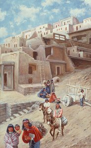 Pueblo Village, 1900 tekijältä John Hauser