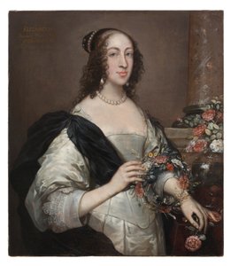 Elizabeth Wray, Baroness Norris, n.1638, päällemaalattu n.1645