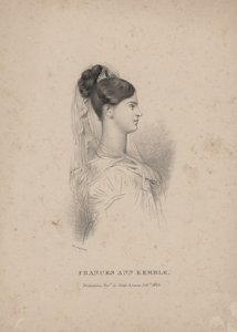 Frances Ann Kemble, Childs und Inmanin litos tekijältä John Hayter