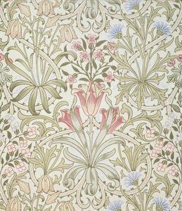 persialainen tapetti, jonka on suunnitellut John Henry Dearle (1860-1932) Morris and Companylle
