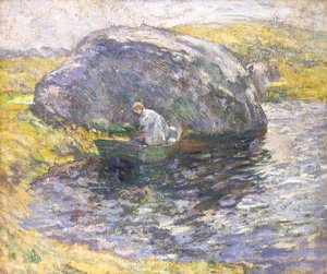 Kesäpäivä (öljy kankaalle) tekijältä John Henry Twachtman
