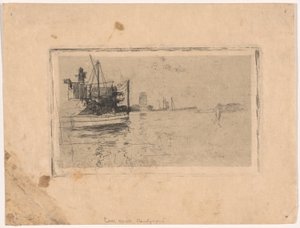 Coal Dock, Bridgeport tekijältä John Henry Twachtman