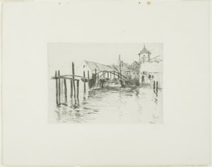 Telakka Newportissa tekijältä John Henry Twachtman
