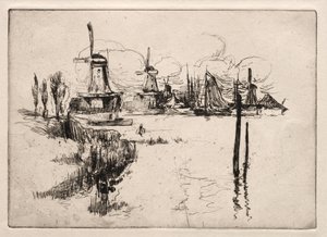Dordrecht. tekijältä John Henry Twachtman
