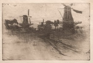 Ilta, Dordrecht tekijältä John Henry Twachtman
