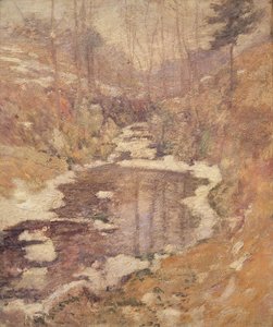 Hemlock Pool, noin 1900 tekijältä John Henry Twachtman